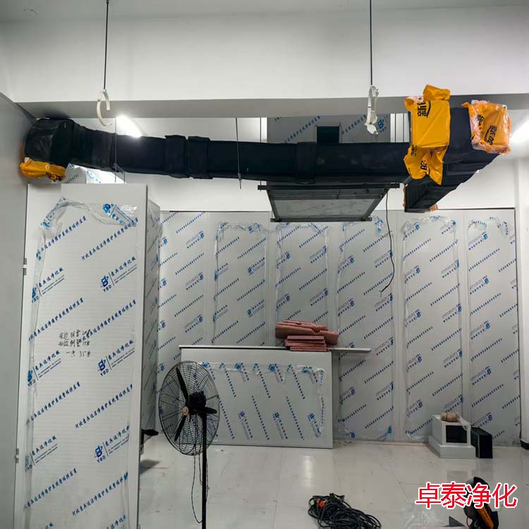 凈化車間施工施工現(xiàn)場圖，河北凈化車間裝修施工廠家